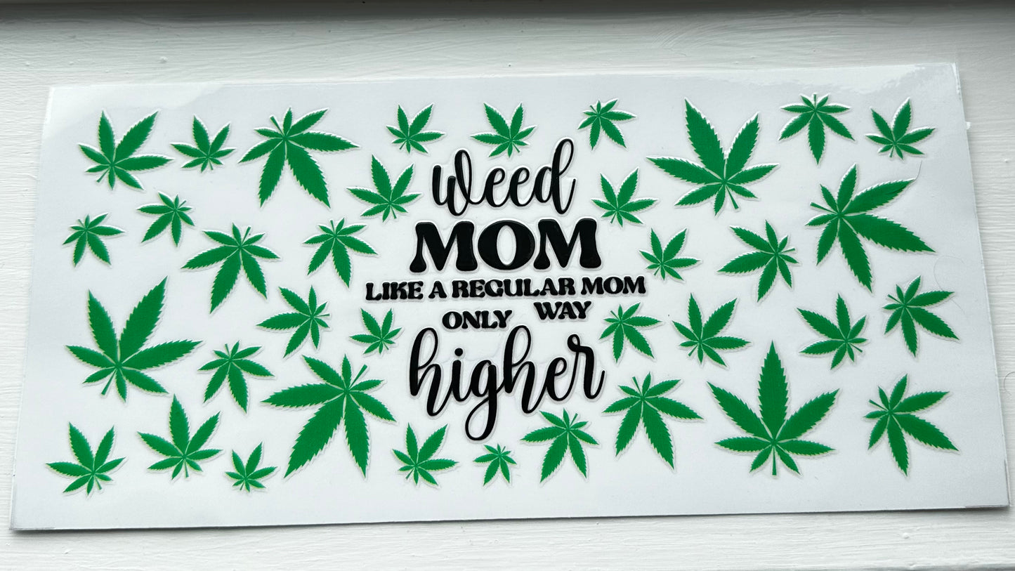Weed Mom Decal