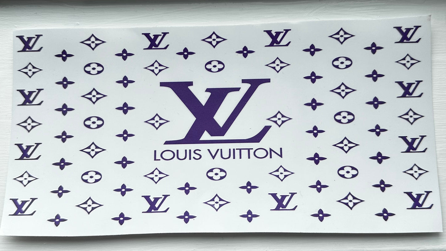 Purple LV Decal